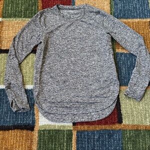 Athleta Black and Gray marled Patterned Top. Like new